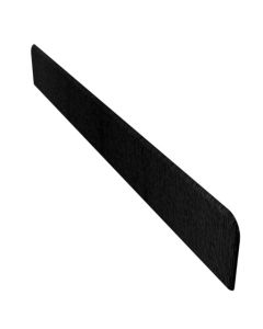 Fascia End Caps Black Ash 250mm Freefoam
