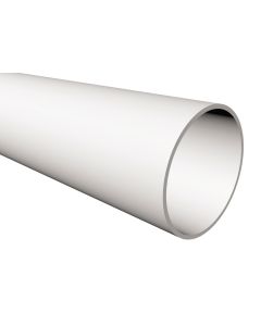 4M Downpipe White Round Freeflow