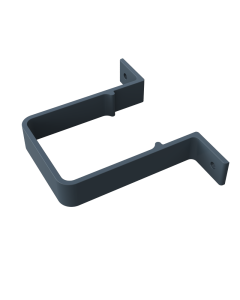 Pipe Bracket Anthracite Grey Square Freeflow