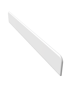 300mm Fascia End Cap White Freefoam