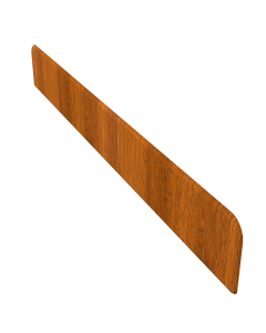 Fascia End Caps Golden Oak 250mm Freefoam