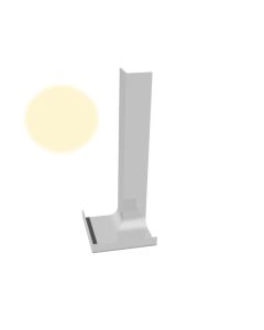 300mm Internal Fascia Corner Pale Gold Freefoam Colormax *