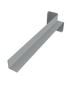 300mm Internal Fascia Corner Storm Grey Freefoam Colormax *