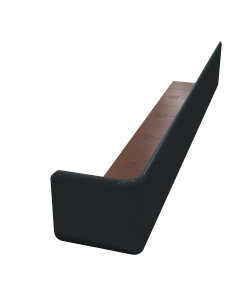 Fascia Corners Anthracite Grey Grain RA7016