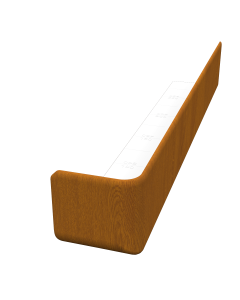 Corner Foiled Golden Oak 300mm 
