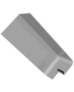 600mm Double Corner Storm Grey Freefoam Colormax *