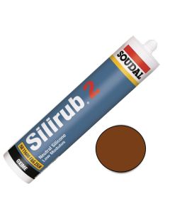 Silirub 2 Silicone Brown Teak Soudal *