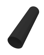 5.5M Downpipe Black Round Freeflow