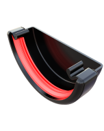 External Stop End Black Round Freeflow