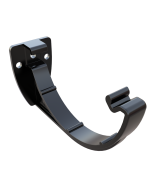 Gutter Bracket Black Round Freeflow