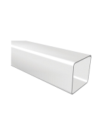 4M Downpipe White Square 