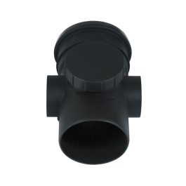 Cascade Pvc Pipe GBP 110mm Access Pipe Single Sock Cast Iron Effect Cascade * | GBP